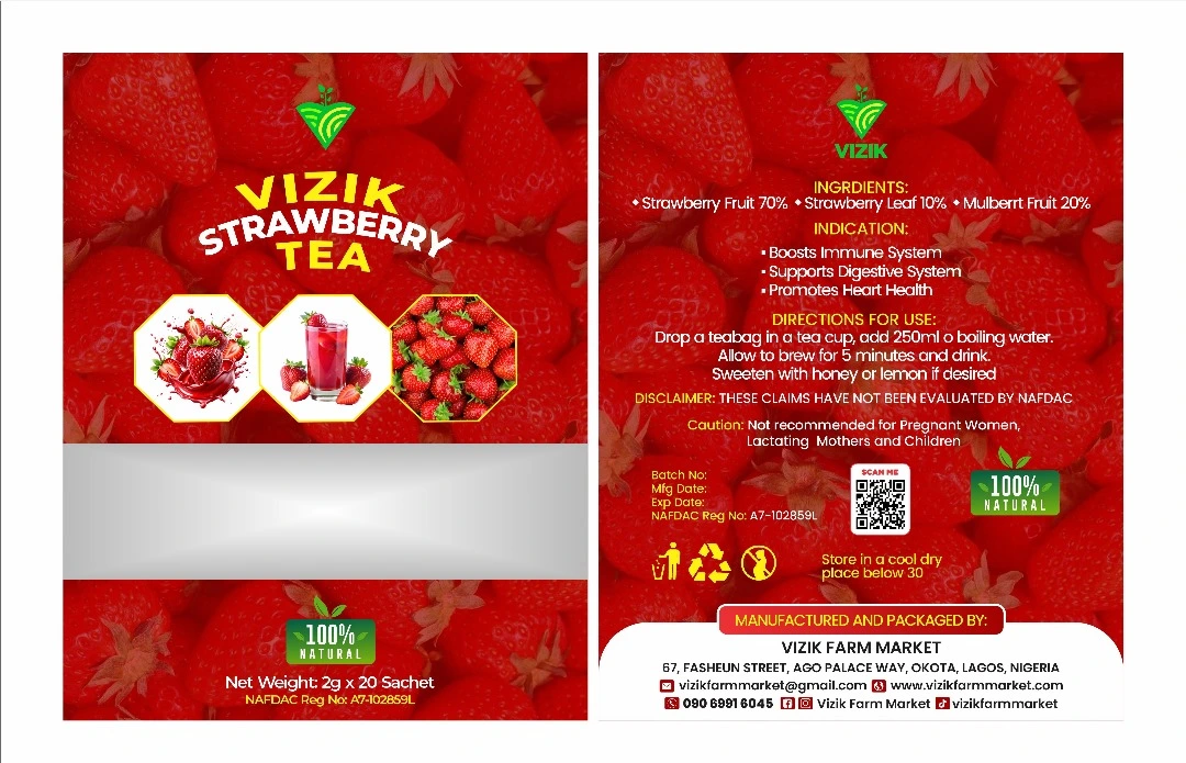 Strawberry Tea from Vizik Farm Market
